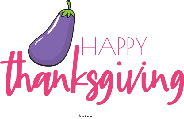 Free Holidays Logo Lilac M Design For Thanksgiving Clipart Transparent Background