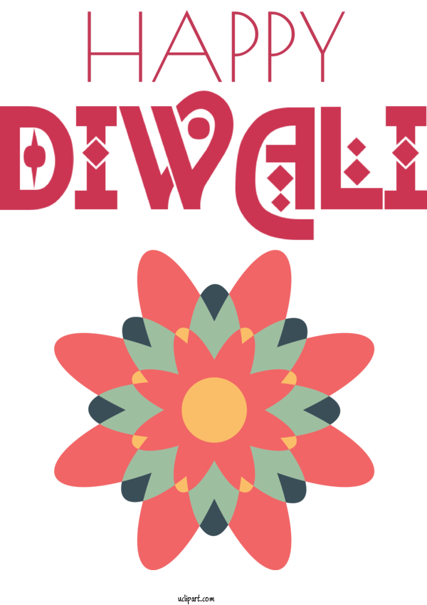 Free Holidays Floral Design Cut Flowers Design For Diwali Clipart Transparent Background