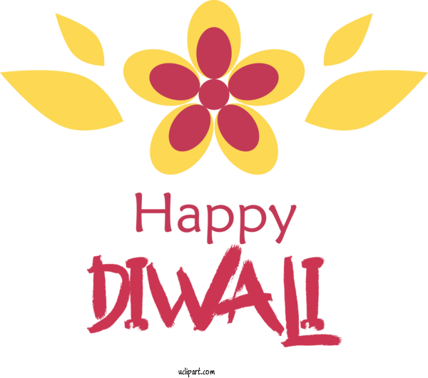 Free Holidays Floral Design Design Logo For Diwali Clipart Transparent Background