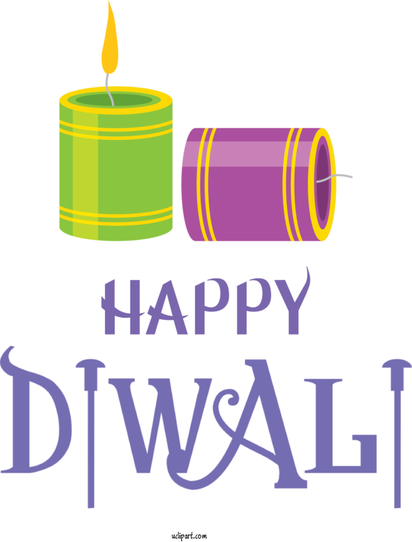Free Holidays Logo Design Yellow For Diwali Clipart Transparent Background