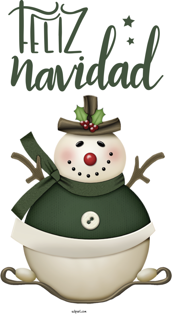 Free Holidays Christmas Day Snowman For Christmas Clipart Transparent Background