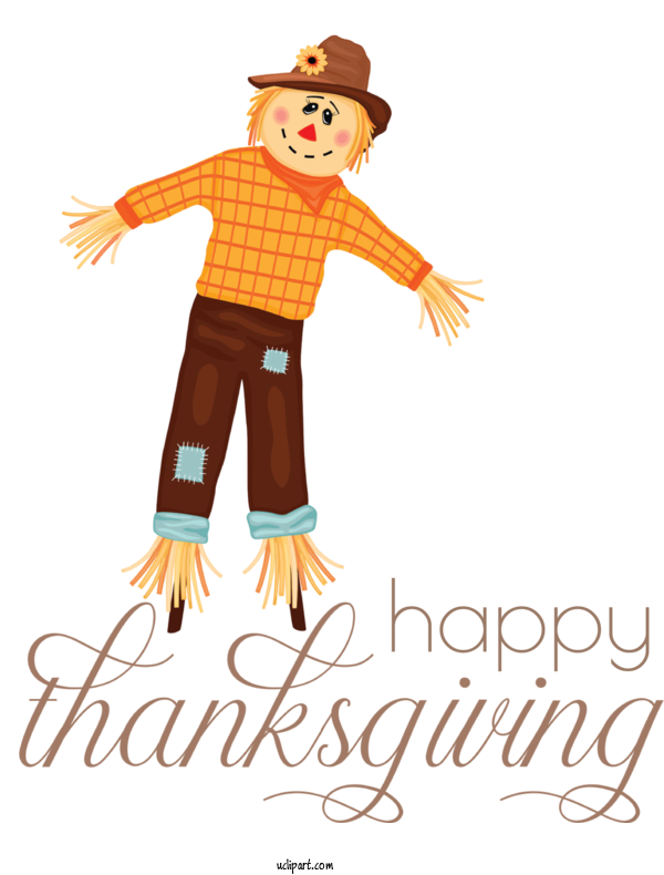 Free Holidays Scarecrow Royalty Free Stock.xchng For Thanksgiving Clipart Transparent Background