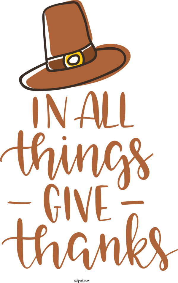 Free Holidays Cowboy Hat Logo Hat For Thanksgiving Clipart Transparent Background