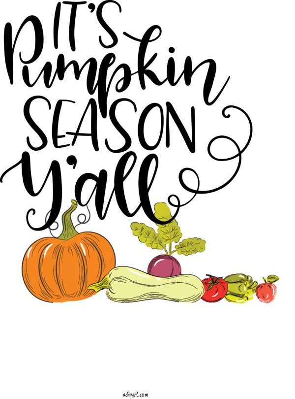 Free Holidays Vegetable Flower Pumpkin For Thanksgiving Clipart Transparent Background