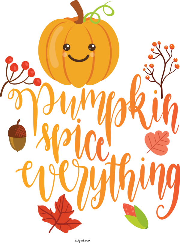 Free Holidays Pumpkin 0JC Text For Thanksgiving Clipart Transparent Background