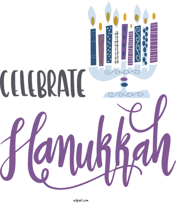 Free Holidays Silhouette Logo Design For Hanukkah Clipart Transparent Background