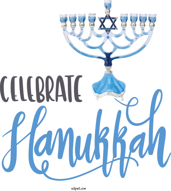Free Holidays Candle Menorah Hanukkah For Hanukkah Clipart Transparent Background