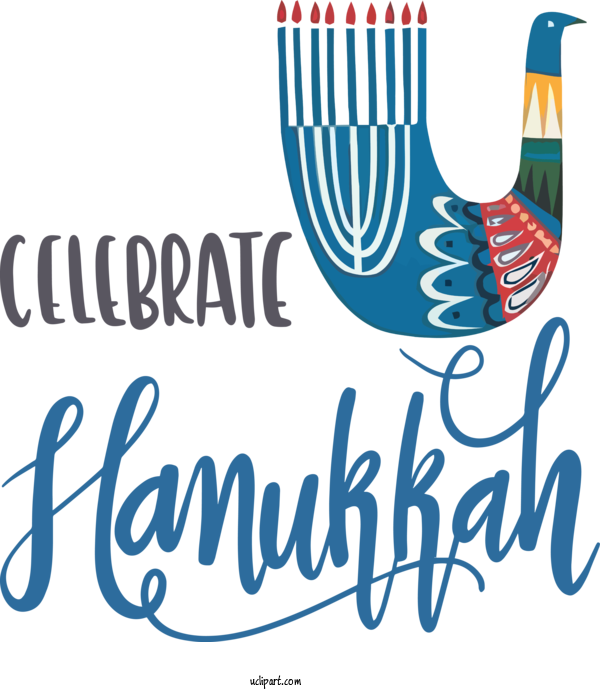 Free Holidays Design Logo Cartoon For Hanukkah Clipart Transparent Background