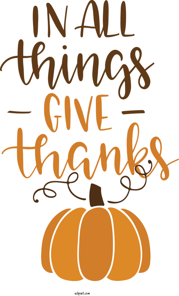 Free Holidays Calligraphy Produce Commodity For Thanksgiving Clipart Transparent Background