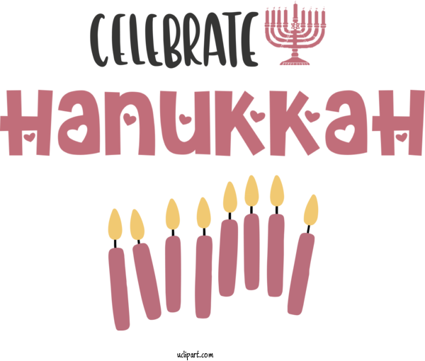 Free Holidays Font Line Meter For Hanukkah Clipart Transparent Background