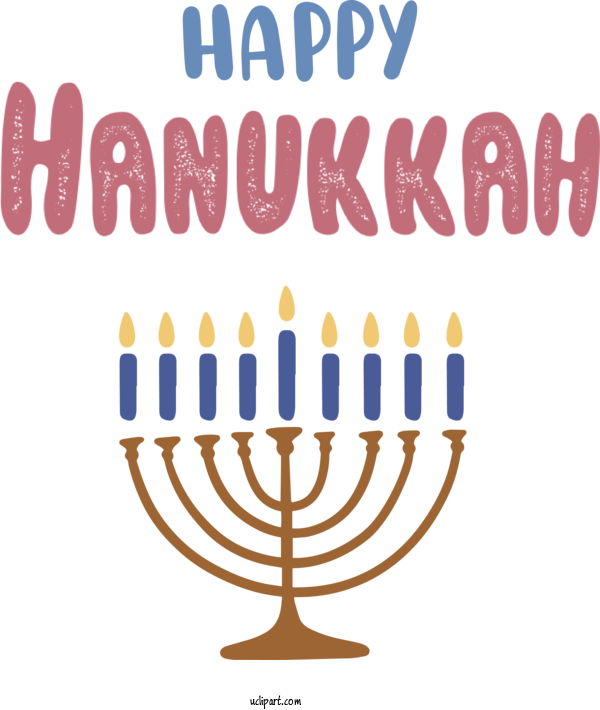 Free Holidays Menorah Hanukkah Silhouette For Hanukkah Clipart Transparent Background