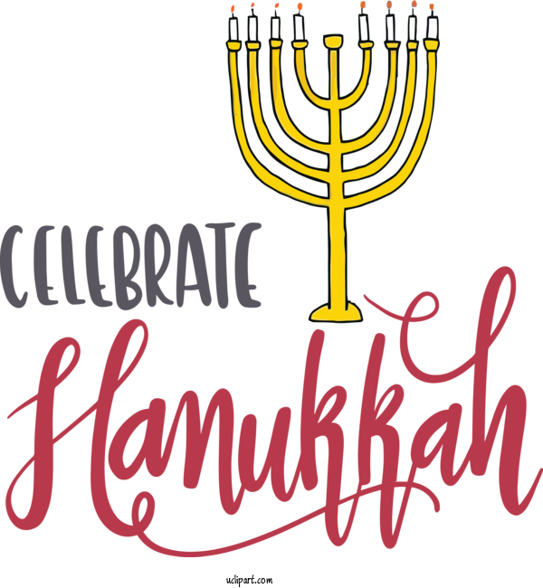 Free Holidays Logo Silhouette Cartoon For Hanukkah Clipart Transparent Background