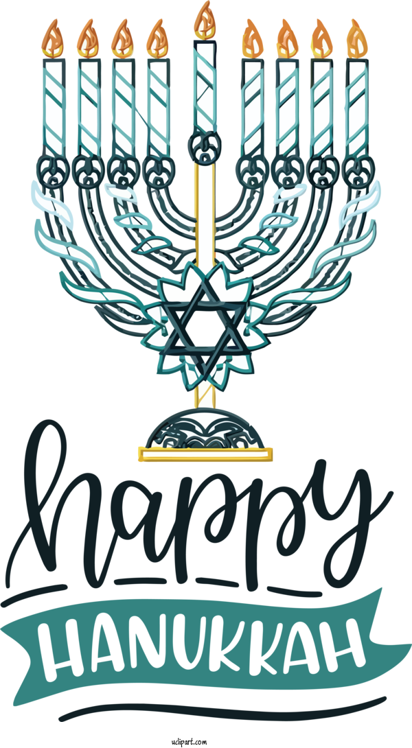 Free Holidays Logo Candle Holder Candle For Hanukkah Clipart Transparent Background