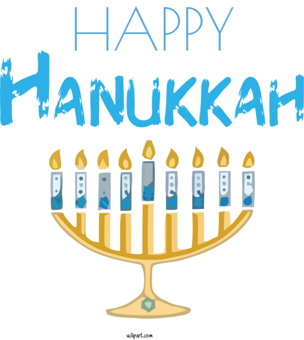 Free Holidays Hanukkah Menorah Holiday For Hanukkah Clipart Transparent Background