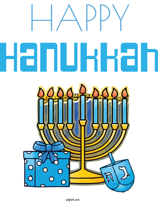 Free Holidays Line Meter Hanukkah For Hanukkah Clipart Transparent Background