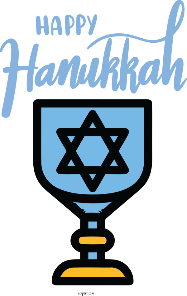 Free Holidays Logo Symbol Cartoon For Hanukkah Clipart Transparent Background