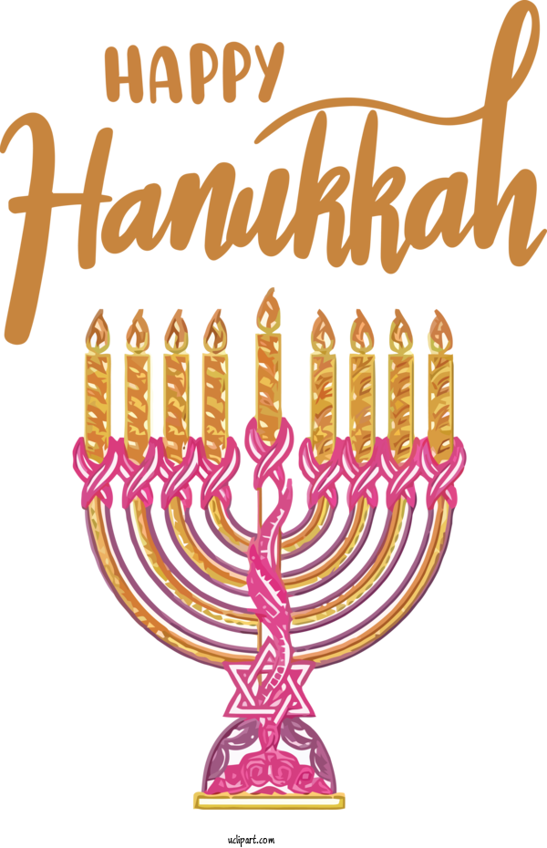 Free Holidays Candle Holder Meter Line For Hanukkah Clipart Transparent Background