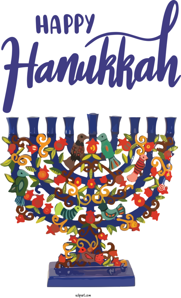 Free Holidays Menorah Hanukkah Menorah For Hanukkah Clipart Transparent Background