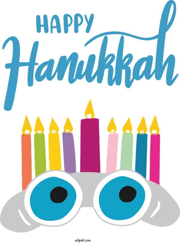 Free Holidays Logo Meter Design For Hanukkah Clipart Transparent Background