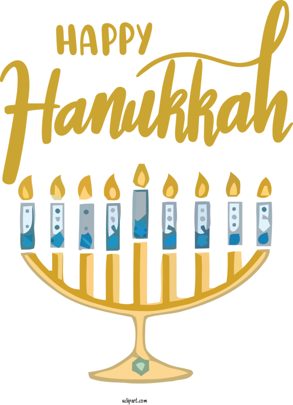 Free Holidays Candle Holder Hanukkah Candle For Hanukkah Clipart Transparent Background