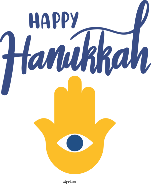 Free Holidays Logo Yellow Meter For Hanukkah Clipart Transparent Background