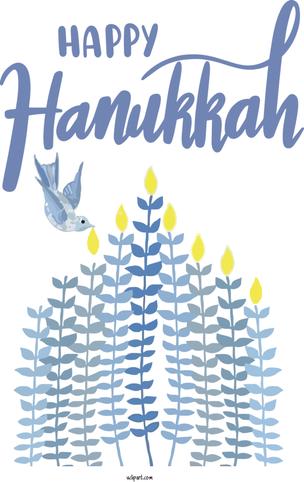 Free Holidays Hanukkah Tree Menorah For Hanukkah Clipart Transparent Background