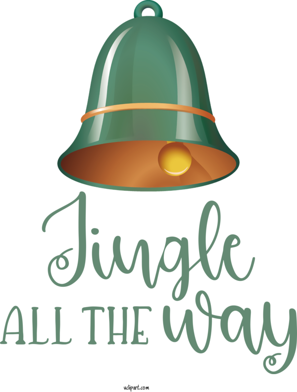 Free Holidays Logo Font Green For Christmas Clipart Transparent Background