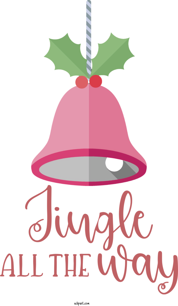 Free Holidays Christmas Day Jingle All The Way Christmas Tree For Christmas Clipart Transparent Background