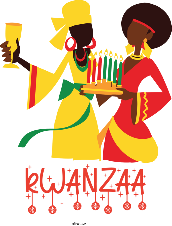Free Holidays Kwanzaa Holiday African American History For Kwanzaa Clipart Transparent Background