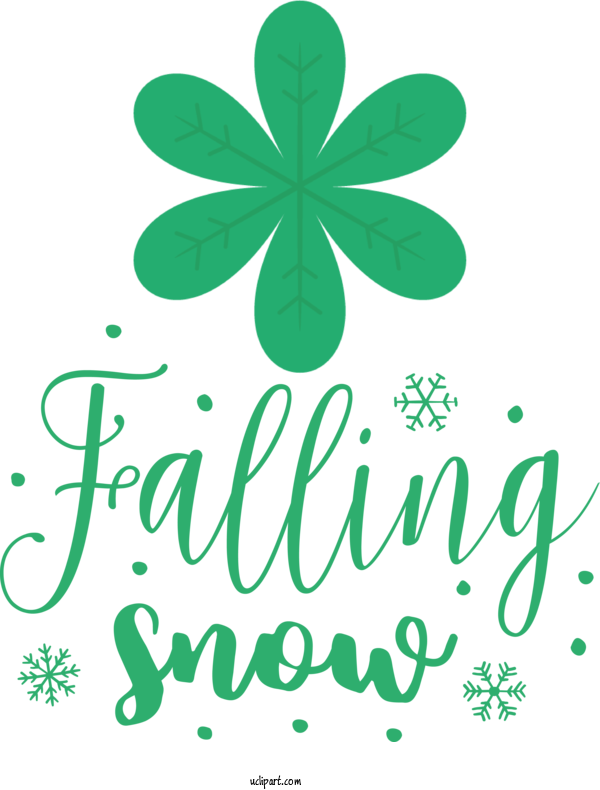 Free Weather Logo Leaf Flora For Snow Clipart Transparent Background
