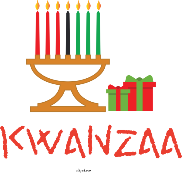 Free Holidays Logo Candle Holder Meter For Kwanzaa Clipart Transparent Background