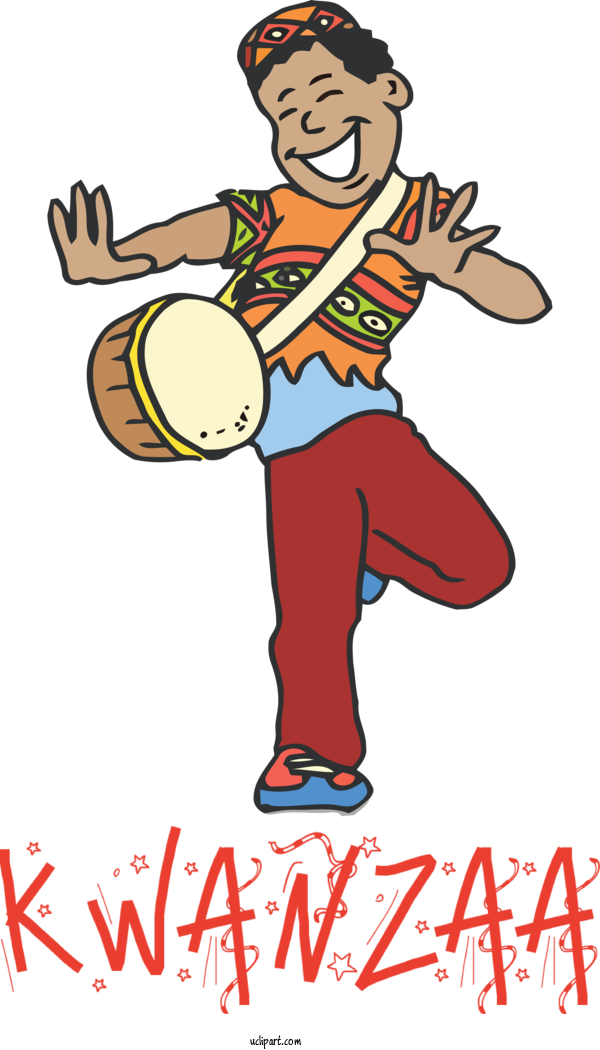 Free Holidays Hand Drum Cartoon Shoe For Kwanzaa Clipart Transparent Background