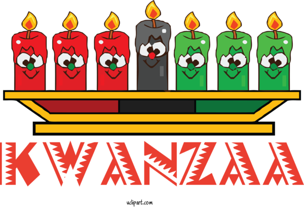Free Holidays Logo Cartoon Meter For Kwanzaa Clipart Transparent Background