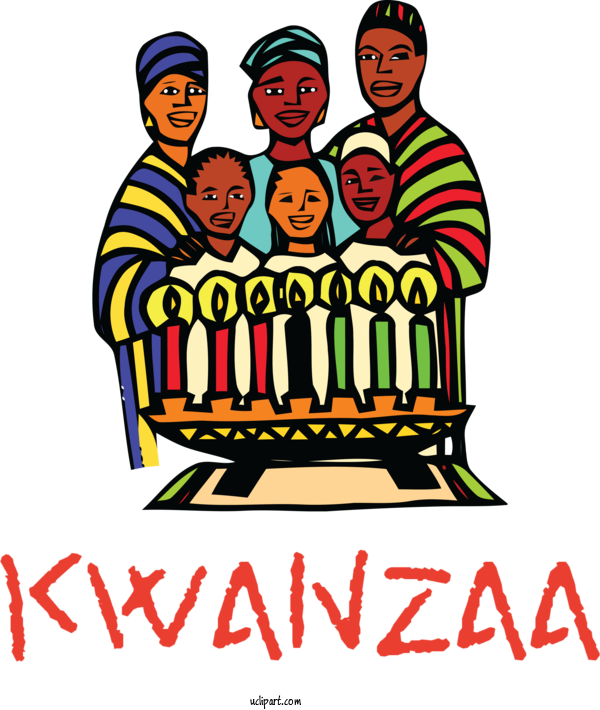 Free Holidays Kwanzaa Holiday Cartoon For Kwanzaa Clipart Transparent Background