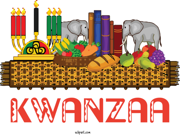 Free Holidays Cartoon Meter Line For Kwanzaa Clipart Transparent Background