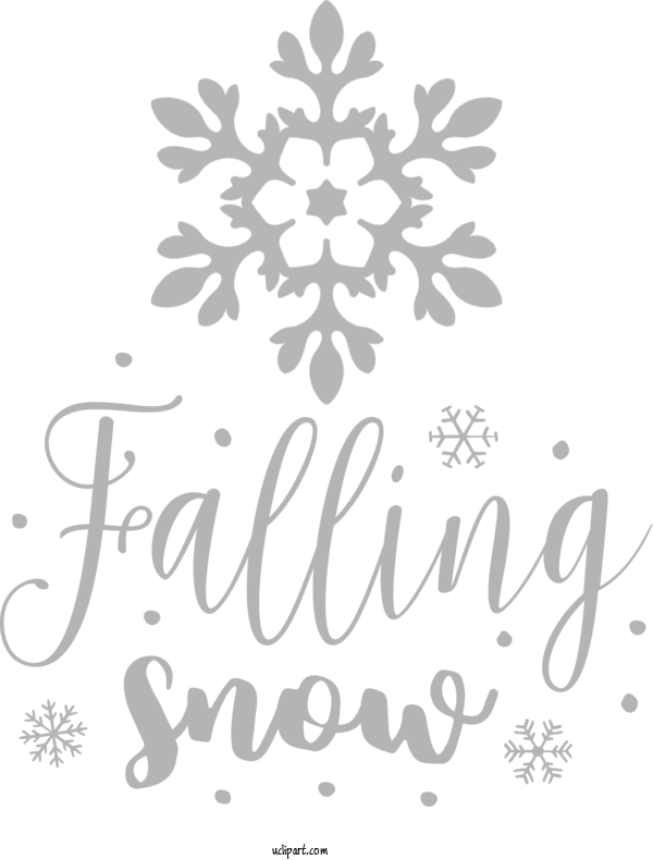 Free Weather Snowflake Snow Black And White For Snow Clipart Transparent Background