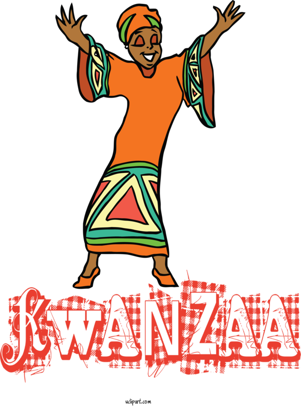 Free Holidays Cartoon Meter Africa For Kwanzaa Clipart Transparent Background