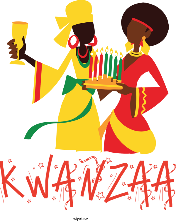 Free Holidays Kwanzaa Holiday African American History For Kwanzaa Clipart Transparent Background