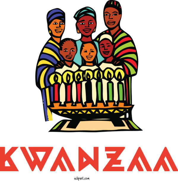 Free Holidays Kwanzaa Holiday Cartoon For Kwanzaa Clipart Transparent Background
