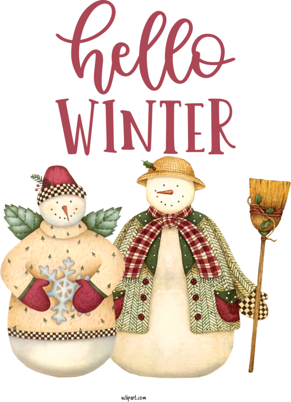 Free Nature Christmas Decoration Christmas Day Snowman For Winter Clipart Transparent Background