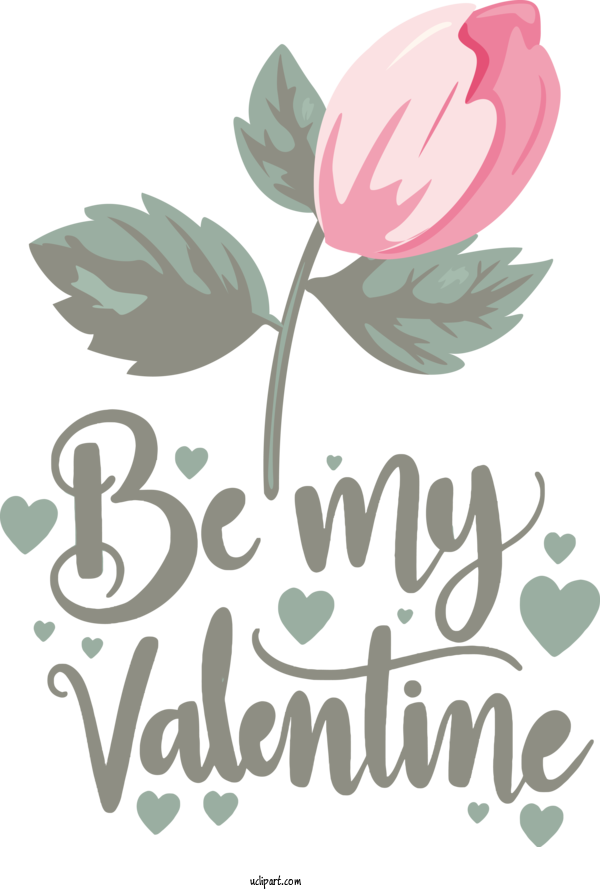 Free Holidays Floral Design Plant Stem Design For Valentines Day Clipart Transparent Background