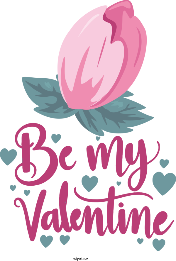 Free Holidays Flower Design Logo For Valentines Day Clipart Transparent Background