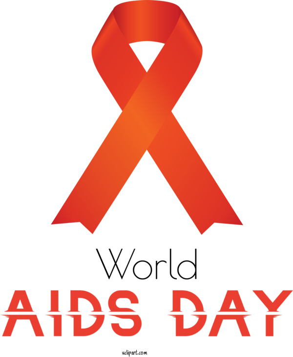 Free Holidays Logo Symbol Meter For World AIDS Day Clipart Transparent Background