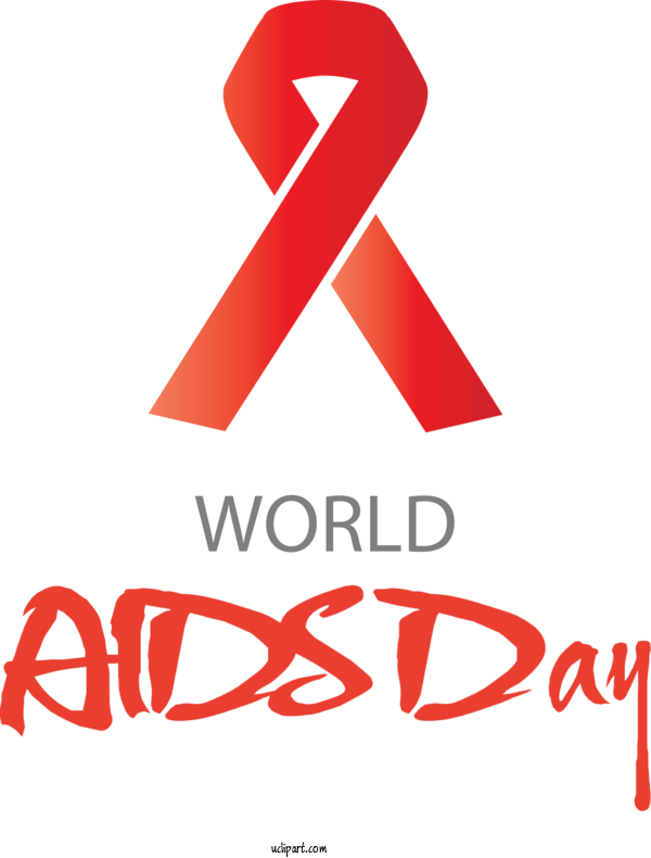Free Holidays Logo Symbol Design For World AIDS Day Clipart Transparent Background