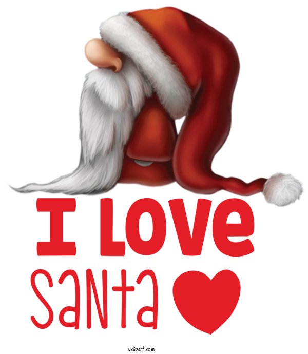 Free Cartoon Christmas Day Santa Claus Christmas Tree For Santa Clipart Transparent Background