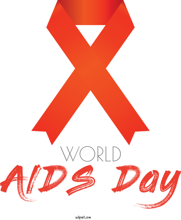 Free Holidays Logo Design Symbol For World AIDS Day Clipart Transparent Background
