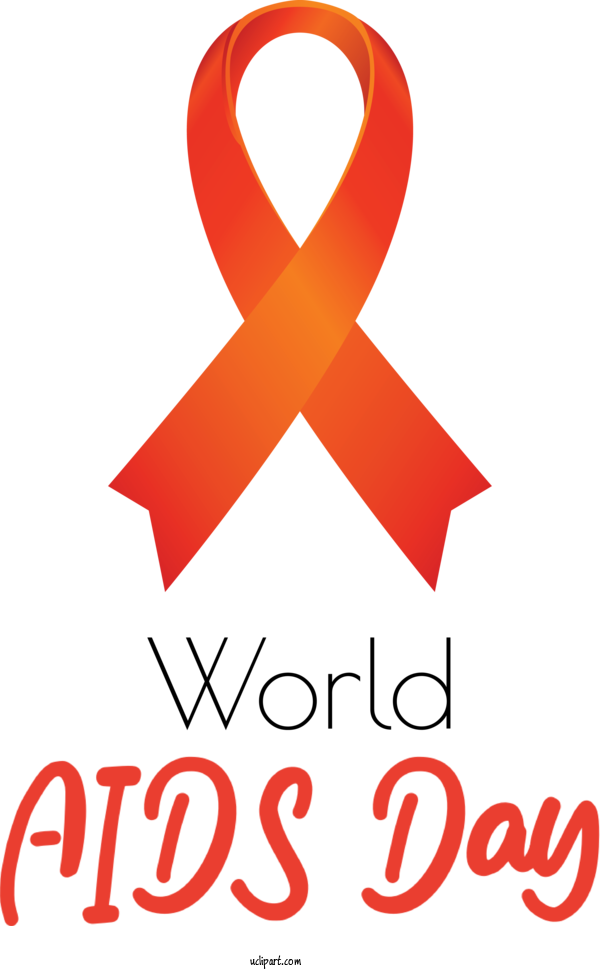 Free Holidays Logo Symbol Sign For World AIDS Day Clipart Transparent Background
