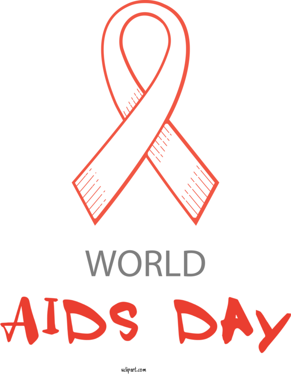Free Holidays Logo Diagram Organization For World AIDS Day Clipart Transparent Background