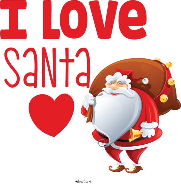 Free Cartoon Santa Claus Christmas Day Reindeer For Santa Clipart Transparent Background