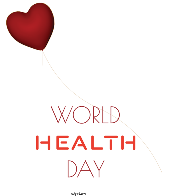 Free Holidays Logo Meter Valentine's Day For World Health Day Clipart Transparent Background